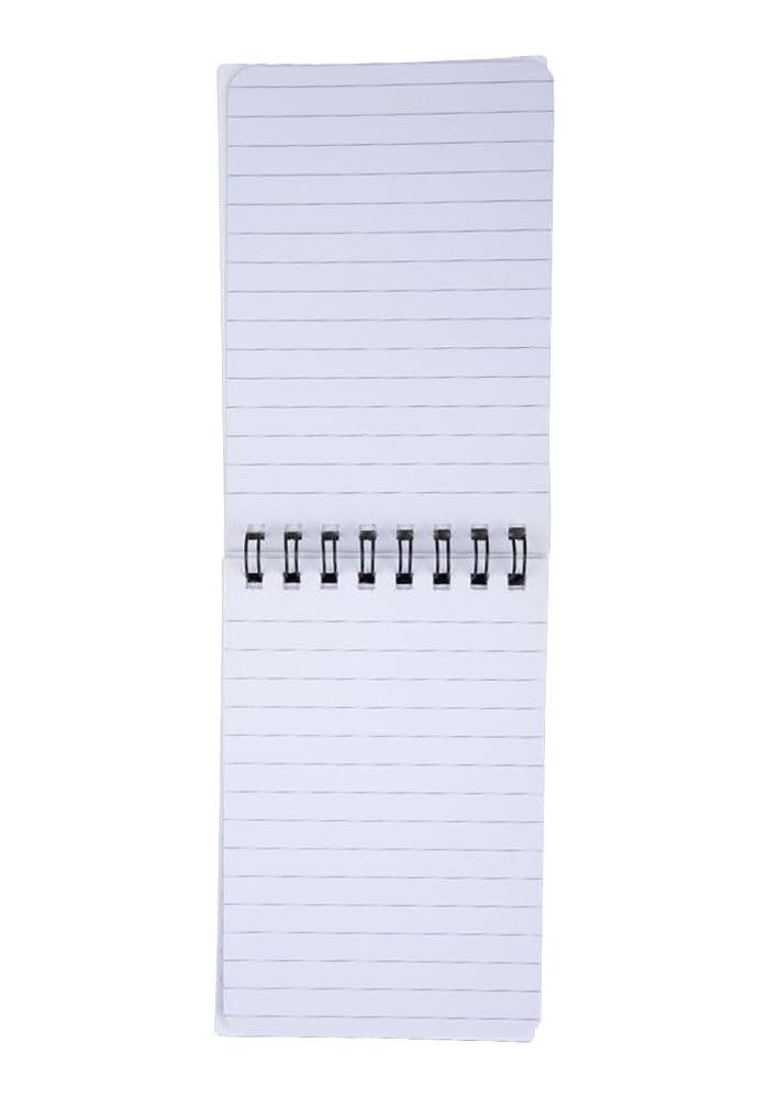 Daiso Earthiness A7 Spiral Notepad - 35 Pages, Off-White - Image 3